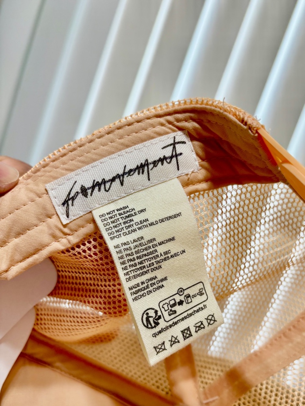 Free People Movement LA Dodgers Trucker Hat Snapback Soft Peach Embroidered - Picture 3 of 8